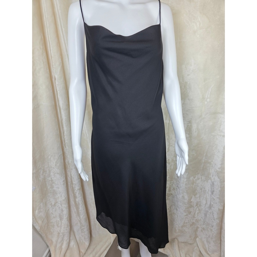 Vintage Y2K Jump Apparel Co Wendye Chaitin Handkerchief‎ Hem Slip Dress 11/12